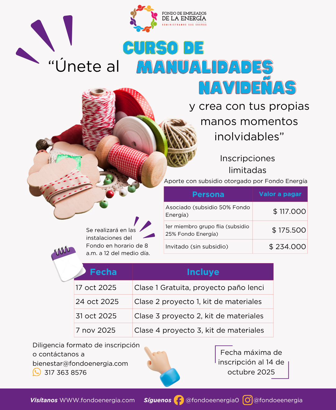 Curso Manualidades Navideñas 2025